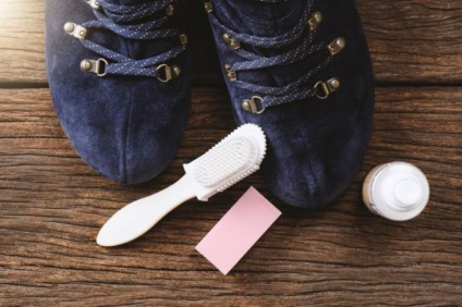 Cum de a curăța cizme de acasă nubuck cum să aibă grijă de pantofi