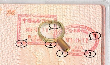 Cum să citiți o viză în procesul de umplere și decodificare a eșantionului din China