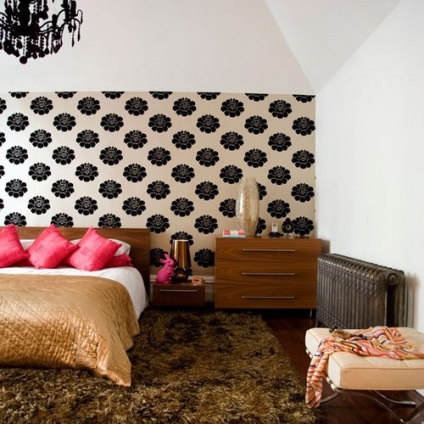 Ce să alegeți tapetul pentru pereții dormitorului - catalog de fotografii în design interior