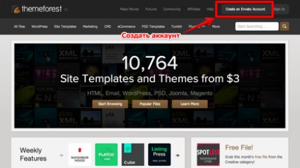 Як купити тему на themeforest #