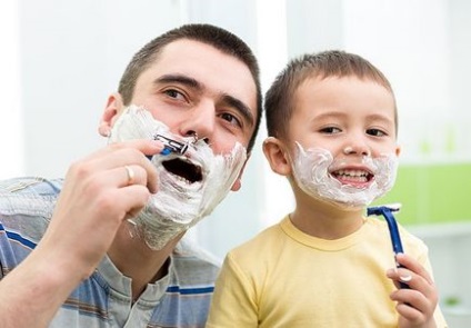 Як навчити сина голитися mamabook