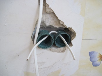 Як необхідно вмазують подрозетники електрик на будинок в спб санкт петербург ковалев парнас Дев'яткіна