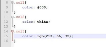 Hogyan történik a betűtípus színét a html elem, hogyan kell változtatni, hogy változtatni a színét