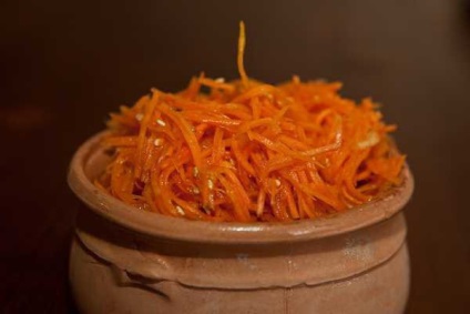 Care este compoziția condimentelor de morcov în coreeană