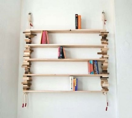 Cum de a face un raft de lemn pentru cărți tine