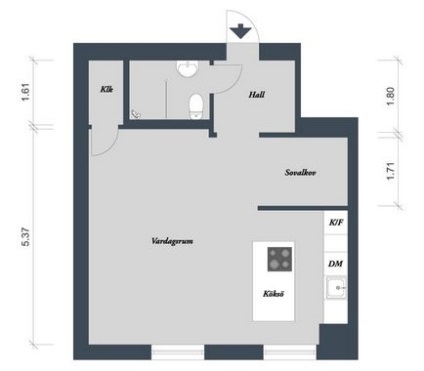 Cum sa faci o bomboana adevarata dintr-un apartament vechi un adevarat exemplu din Suedia