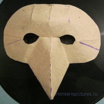Як зробити маску птиці, блог художника-графіка Новікової марини мала книга нісенітниці