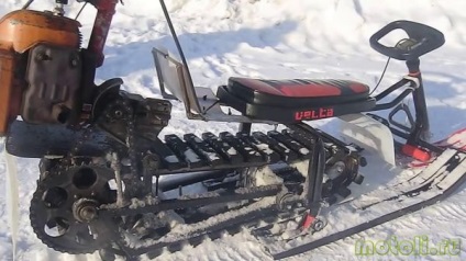 Cum se face un snowmobile de la un ferăstrău cu lanț