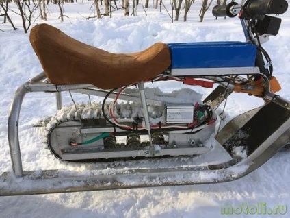 Cum se face un snowmobile de la un ferăstrău cu lanț
