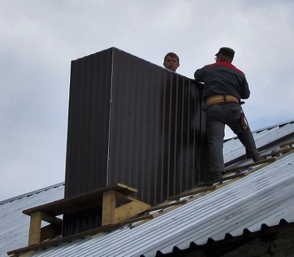 Як зробити утеплення цегляної труби на даху відповідь в фото (17 покрокових фото)
