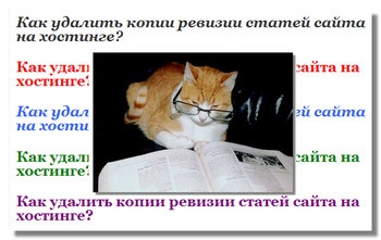 Як видалити копії ревізії статей сайту на хостингу спрінтхост чистка wordpress, інтернет капуста