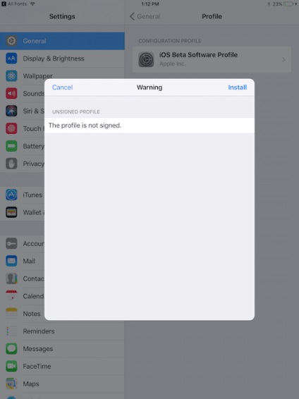 Hogyan kell telepíteni a betűtípust az iPhone vagy iPad