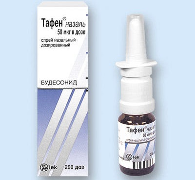 Краплі в ніс Тафен ® показання до застосування та побічна реакція