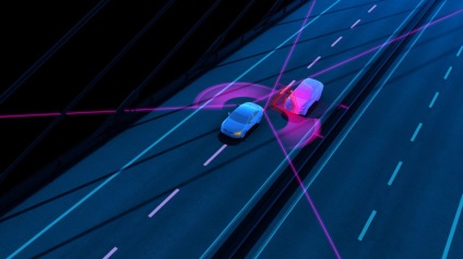 Concept lexicale auto cu holograme în loc de ecrane