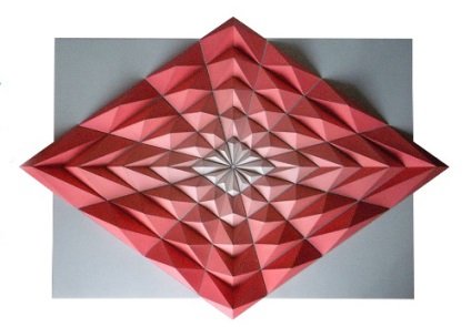 Kota hiratsuka - mozaic de origami - decoratiune cu caleidoscop