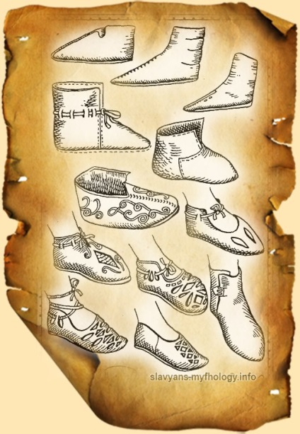 Pantofi din piele din Rusia