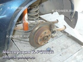 K-power, установка на оку (з задніми дисковими гальмами) вут - калина - ГТЦ mando