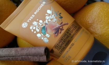 Крем для рук «мандарин в прянощах» yves rocher clementine - spices hand cream відгуки