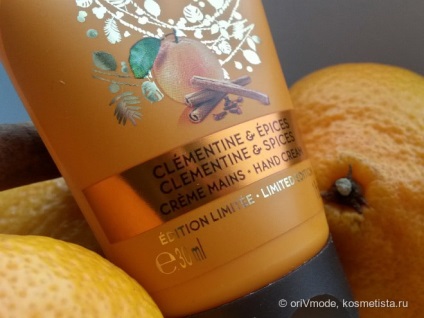 Крем для рук «мандарин в прянощах» yves rocher clementine - spices hand cream відгуки