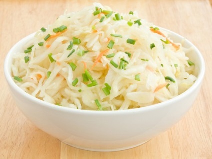 Sauerkraut în dietele populare