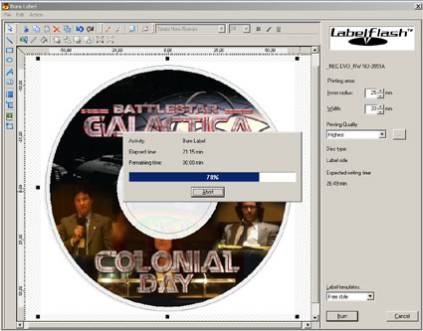 Labelflash ellen LightScribe címkézési technológiát dvd