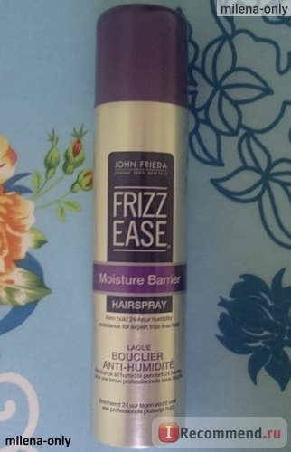 Лак для волосся john frieda frizz ease moisture barrier - «не раджу до покупки», відгуки покупців