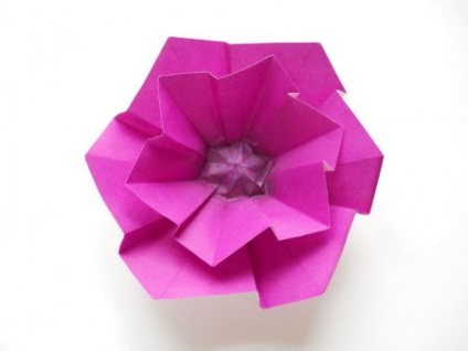 Poppy - virágok origami - figurák papírból saját kezűleg