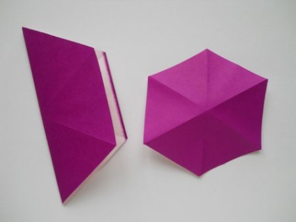 Poppy - virágok origami - figurák papírból saját kezűleg