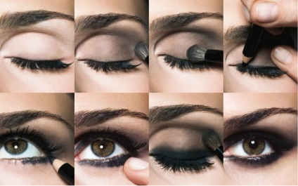 Smink Smokey Eyes - lépésről lépésre végrehajtását a különböző lehetőségek