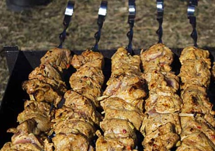 Marinada din sucul de roșii pentru kebab shish