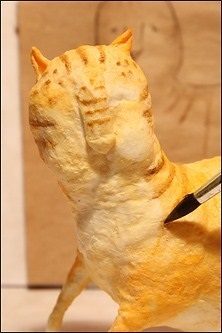 Pisica de vata de bumbac martie - targ de mestesugari - manual, manual