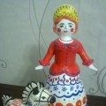 Maestru de clasă în a face papusi matryoshka dintr-un balon în tehnica papier-mache pentru lecții