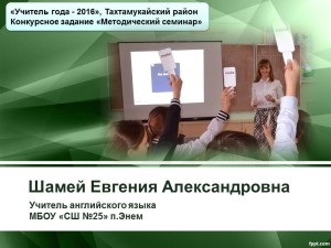 Seminar metodic, site personal al profesorului de limba engleză și germană