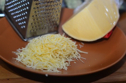 Kagyló egy krémes mártással sajttal