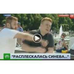 Москва, новини, на НТВ розповіли про стан журналіста, якого вдарили в прямому ефірі