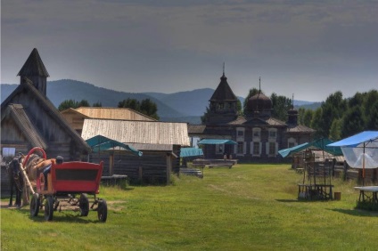 Muzeul de arhitectura din lemn în Listvyanka Listvyanka