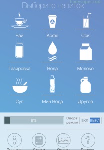 Нагадувалки для телефонів пити воду