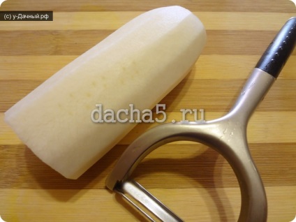 Narcise de la daikon (ridiche albă) - vila potrivită