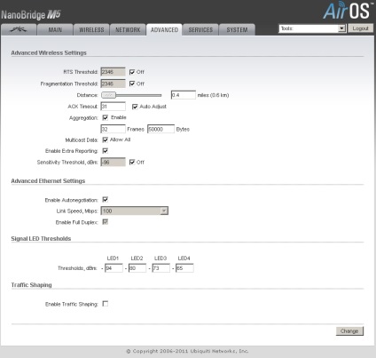 Configurarea nanobridge m5