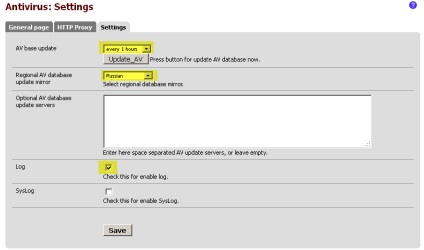 Configurarea pfsense ca server proxy corporativ, ajutor pentru calculator