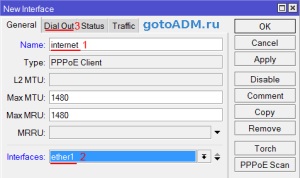 Configurarea routerului mikrotik