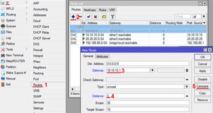 Configurarea routerului mikrotik, site-ul web al administratorului de sistem