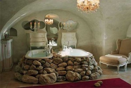 Természetes kő belsejében egy fürdőszoba - 21 használat módja