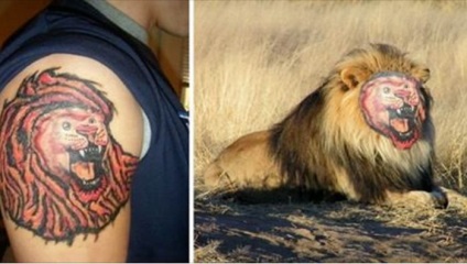 Bad tetoválások azokkal az emberi és állati fejek - a forrása a jó hangulat
