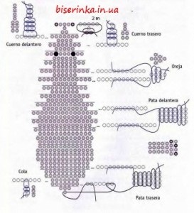 Animale mari de margele, margele, modele de tesut si broderie din margele - partea 7