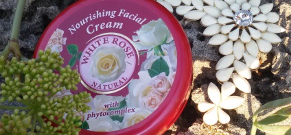 Огляд живильний крем для обличчя white rose