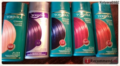 Balsam colorat pentru păr tonic. Rocolor - 