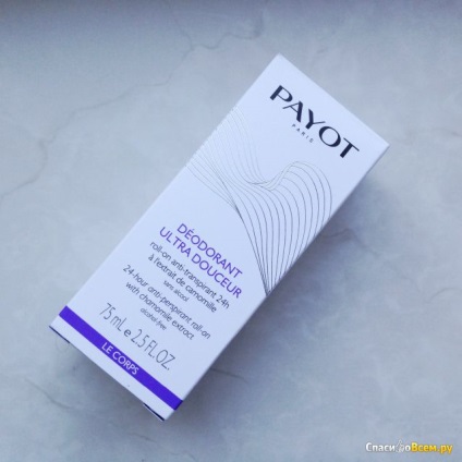 Opinii de Roller deodorant antiperspirant deodorant Payot ultra douceur deodorant cu Payot