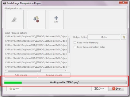 Batch képek feldolgozása gimp