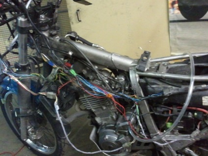 Перемотка джгутів електропроводки мотоцикла - мотоцикли, їх тест драйви та огляди, ремонт та тюнінг